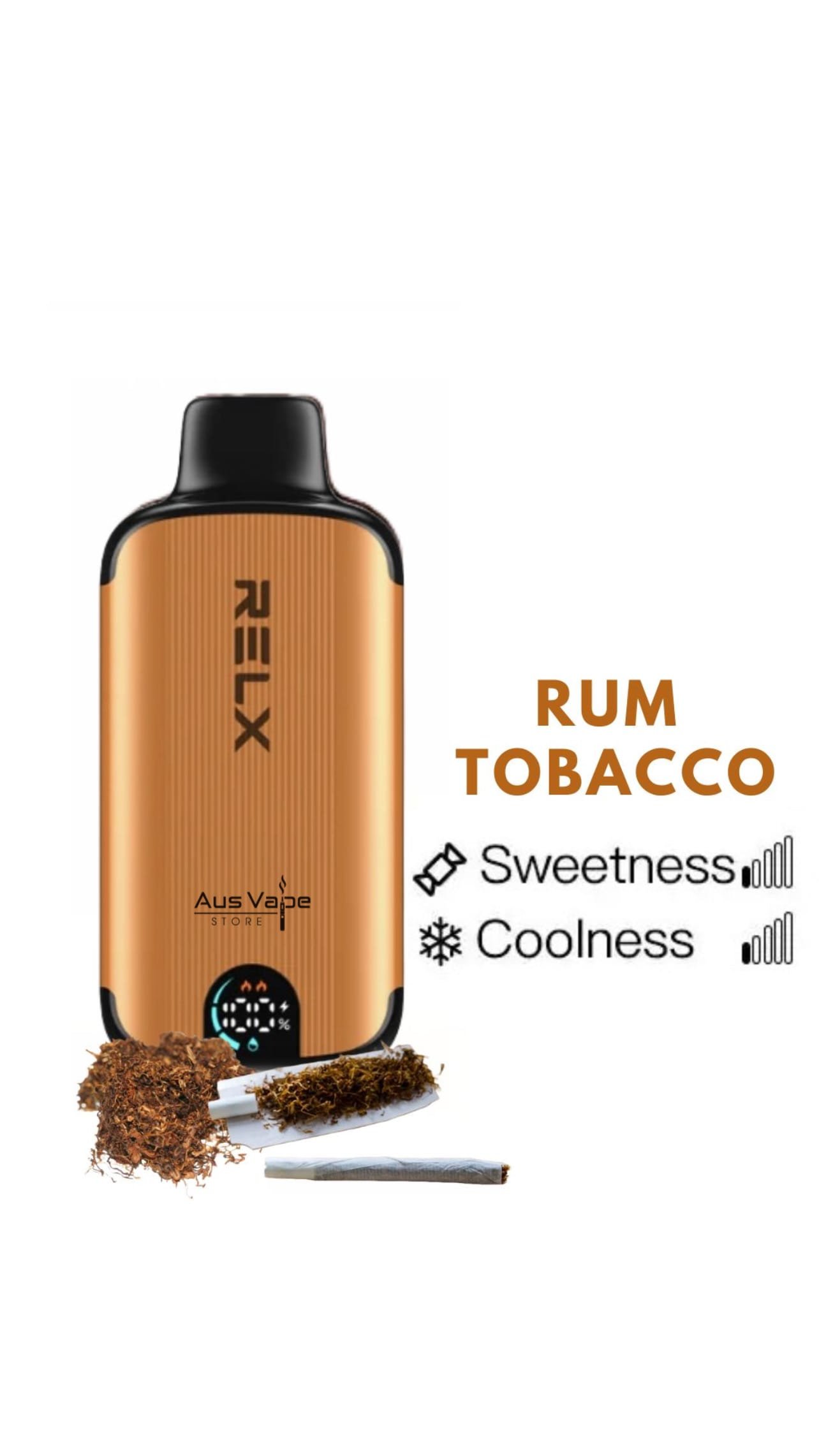 RELX SPARTA – TOBACCO – 18000 PUFFS
