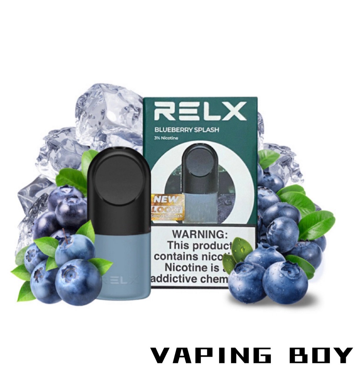 RELX Infinity POD- Blueberry Splash - Image 2