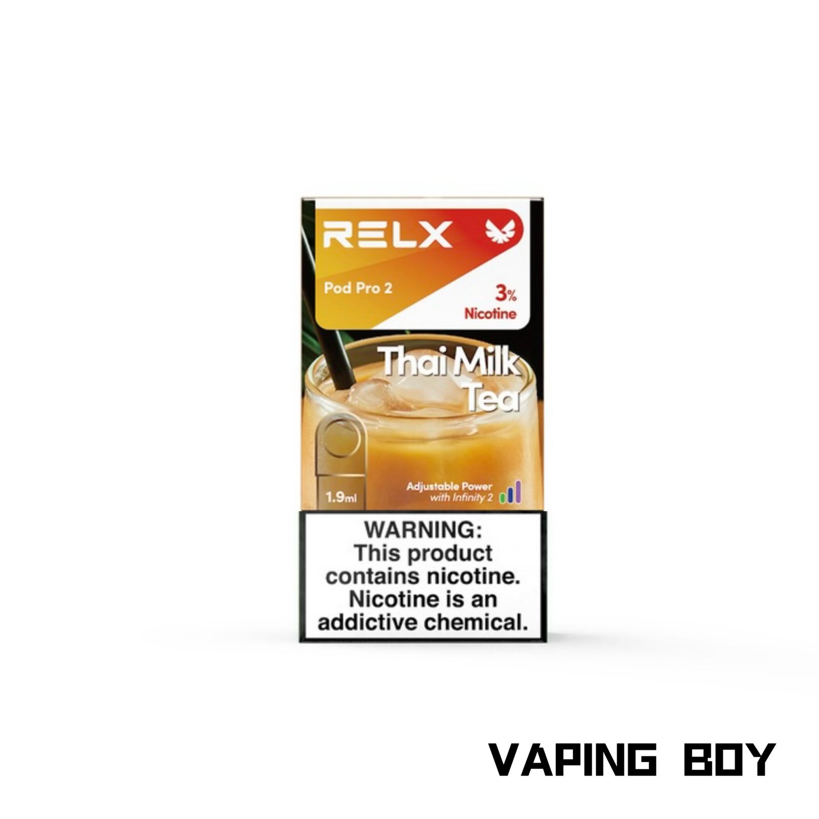 RELX Infinity POD- Thai Milk Tea