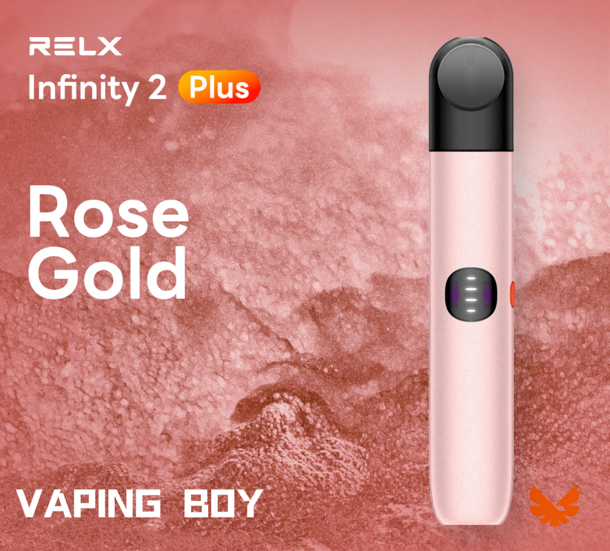 RELX Infinity2 Plus Device – Rose Gold