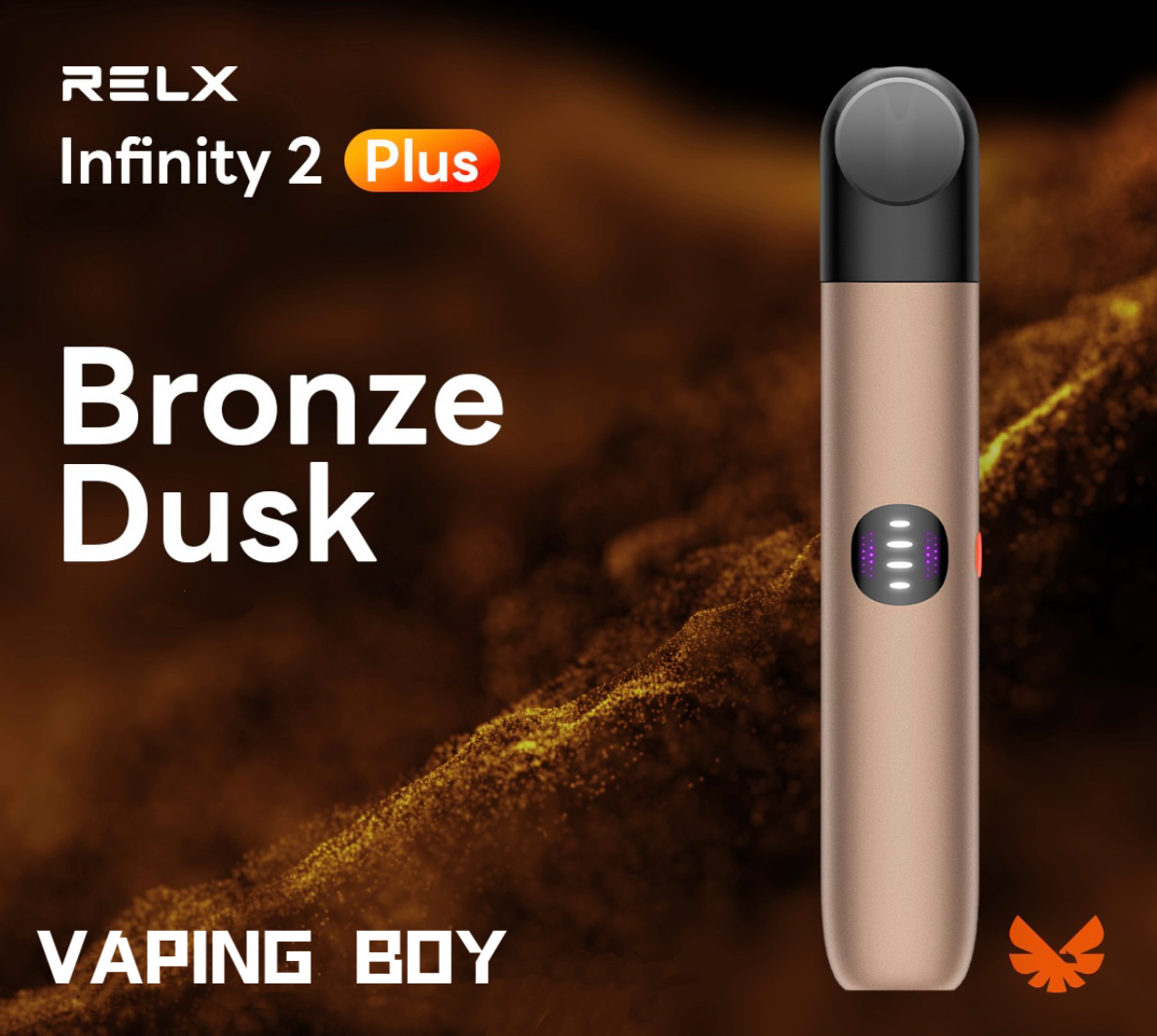 RELX Infinity2 Plus Device – Bronze Dusk