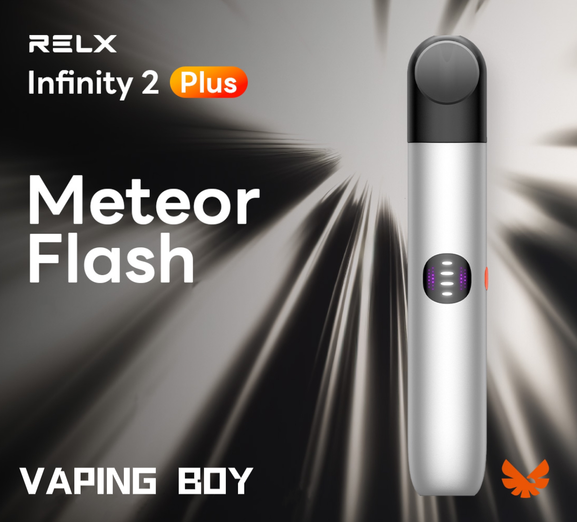 RELX Infinity2 Plus Device – Meteor Flash(Silver)