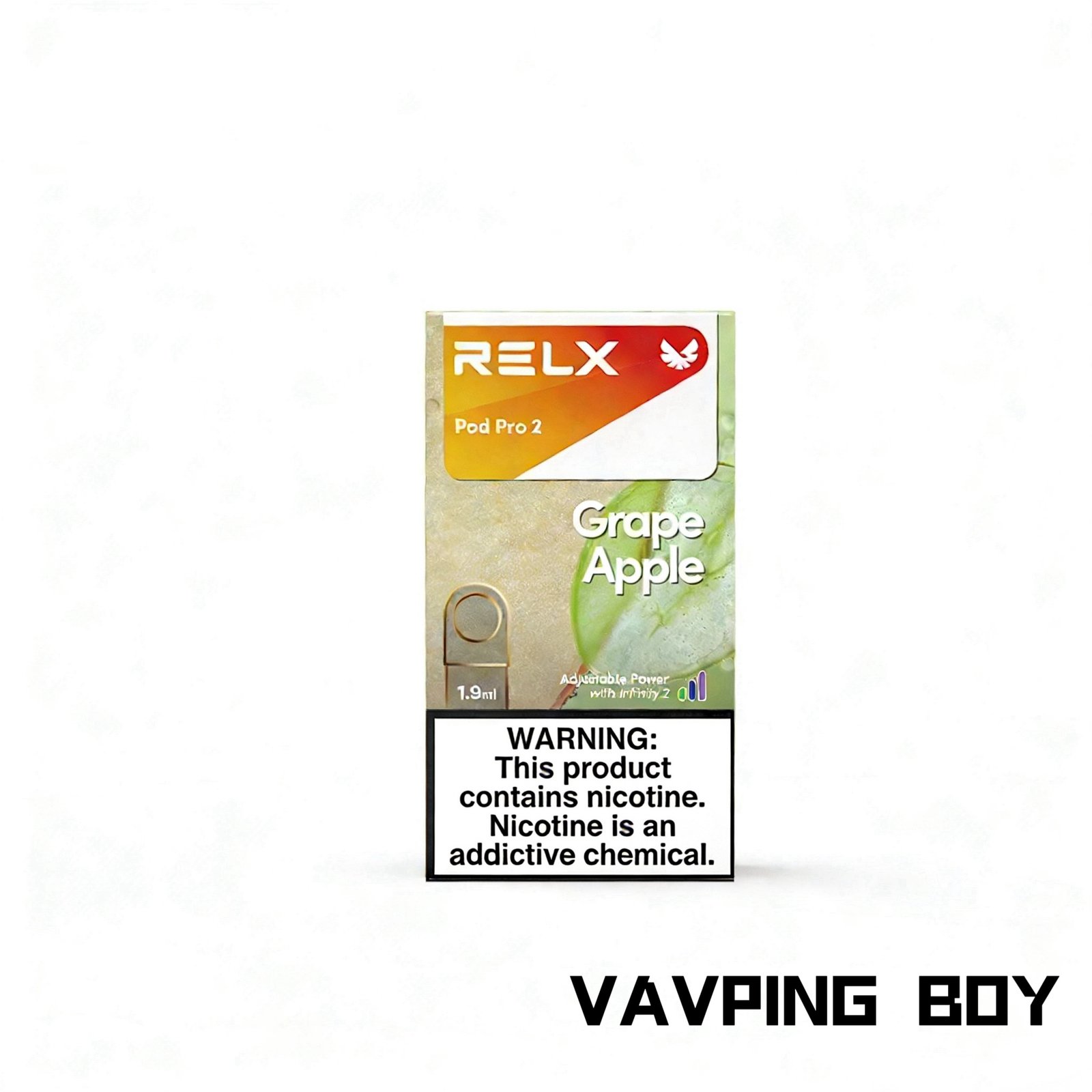 RELX Infinity POD- Tangy Green（Grape Apple）