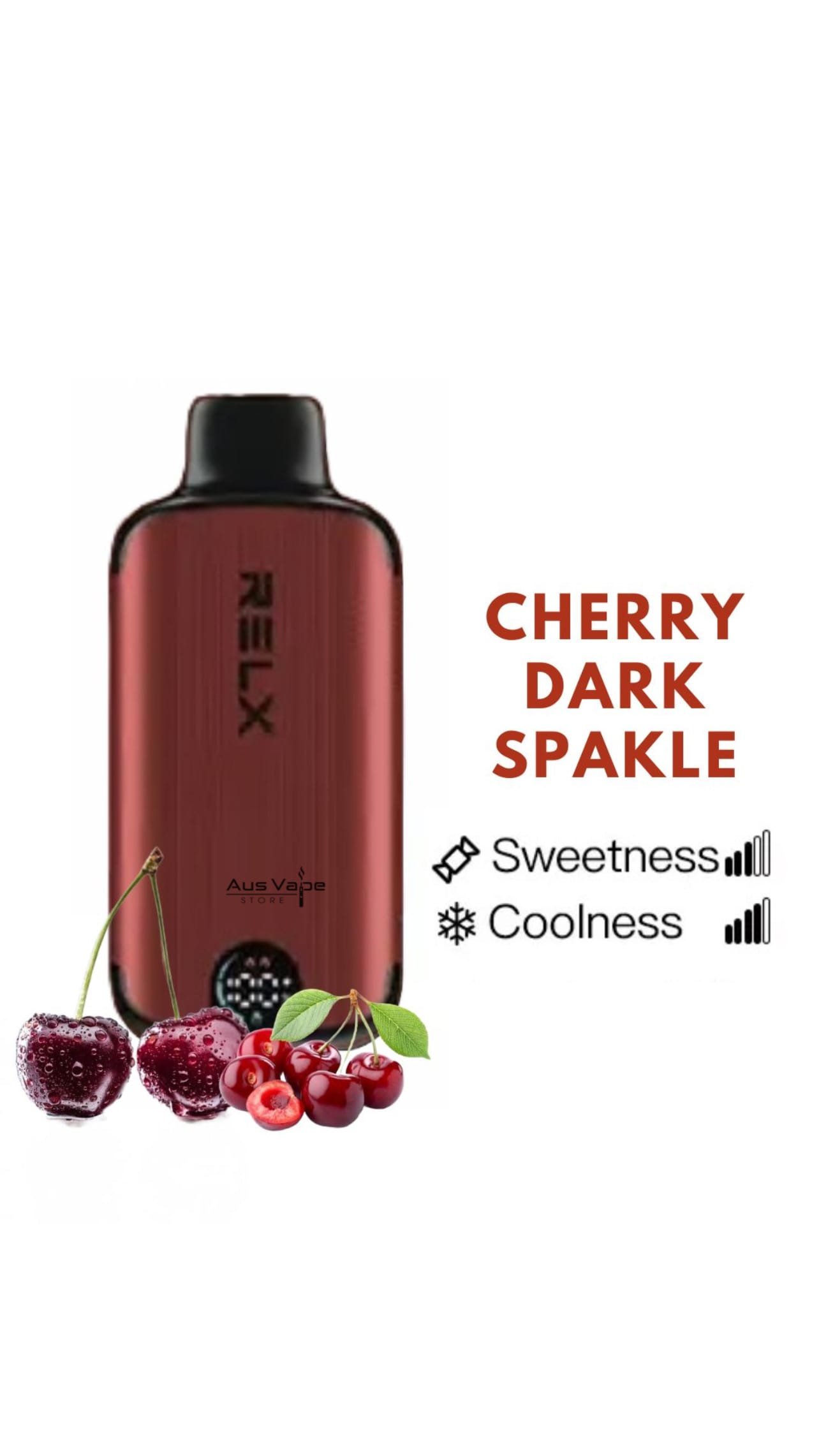 RELX MAGICGO – CHERRY DARK SPARKLE – 8000 PUFFS
