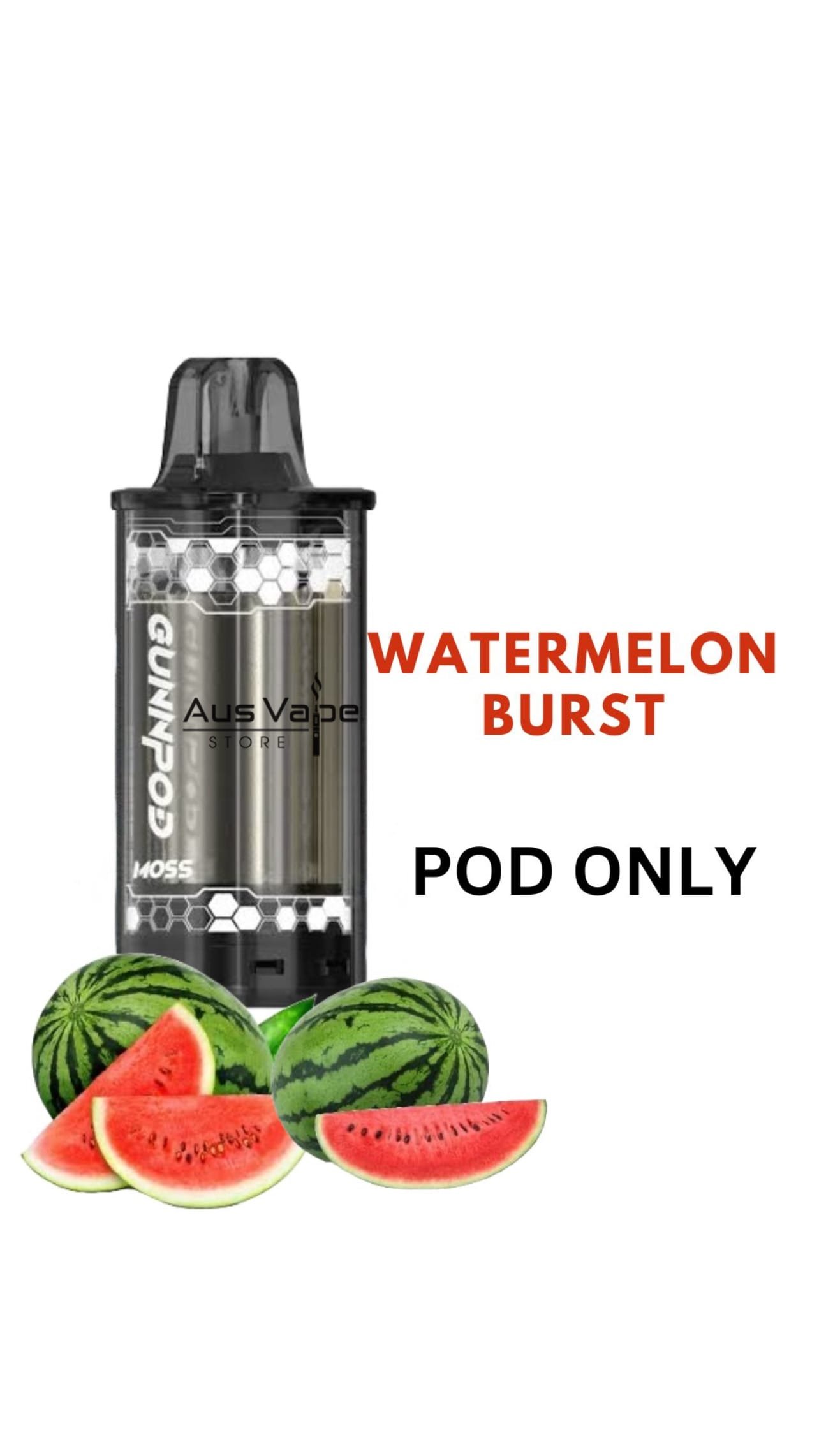 GUNNPOD MOSS POD – WATERMELON BURST – 8000 PUFFS