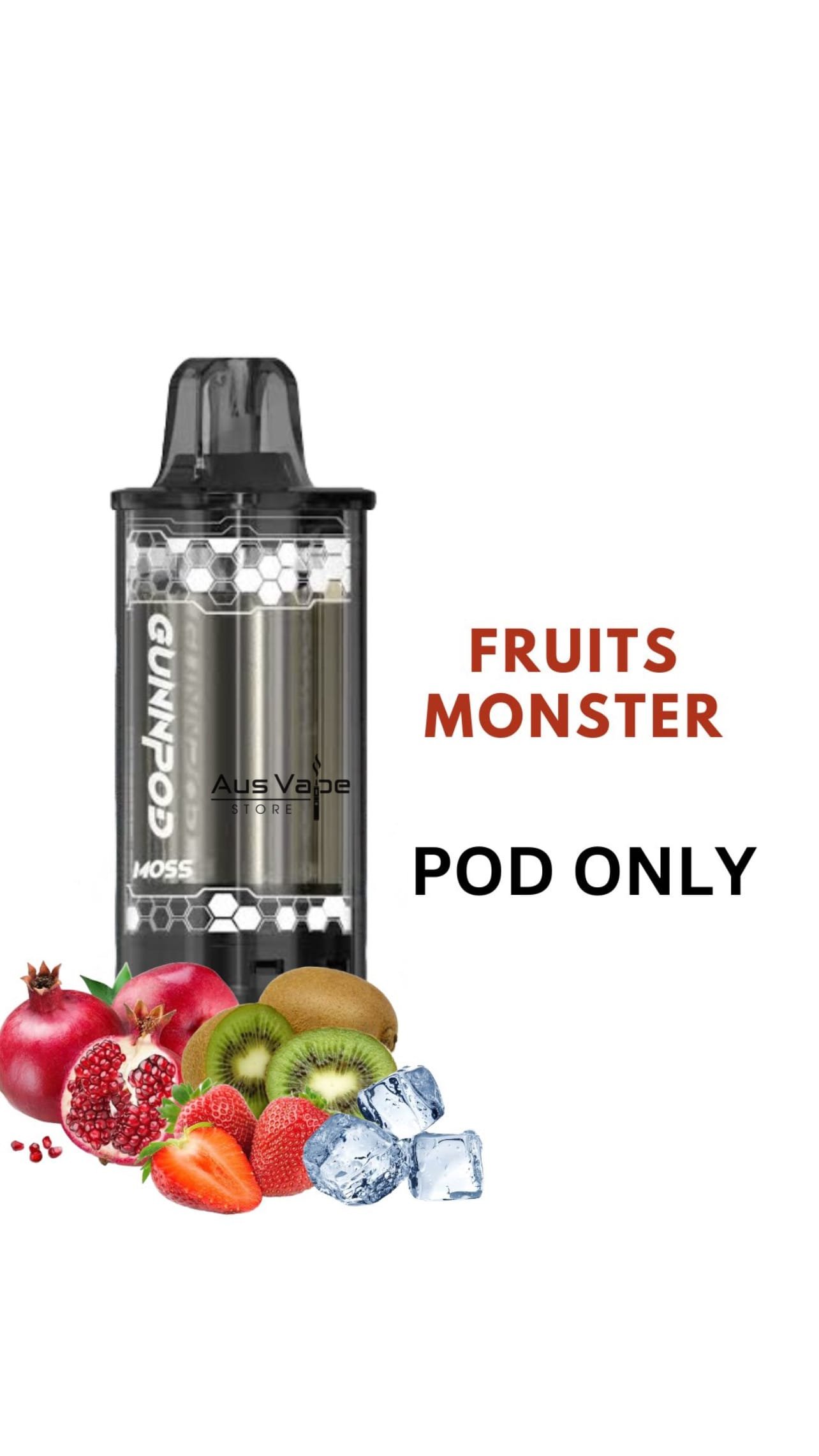 GUNNPOD MOSS POD – FRUIT MONSTER – 8000 PUFFS