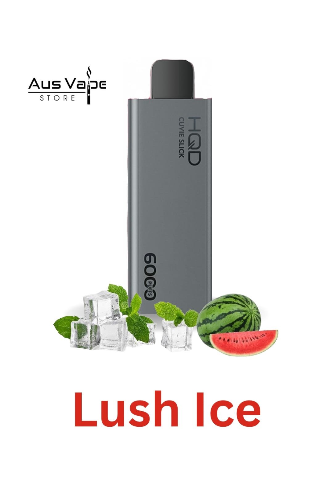 HQD CUVIE SLICK – LUSH ICE – 6000 PUFFS