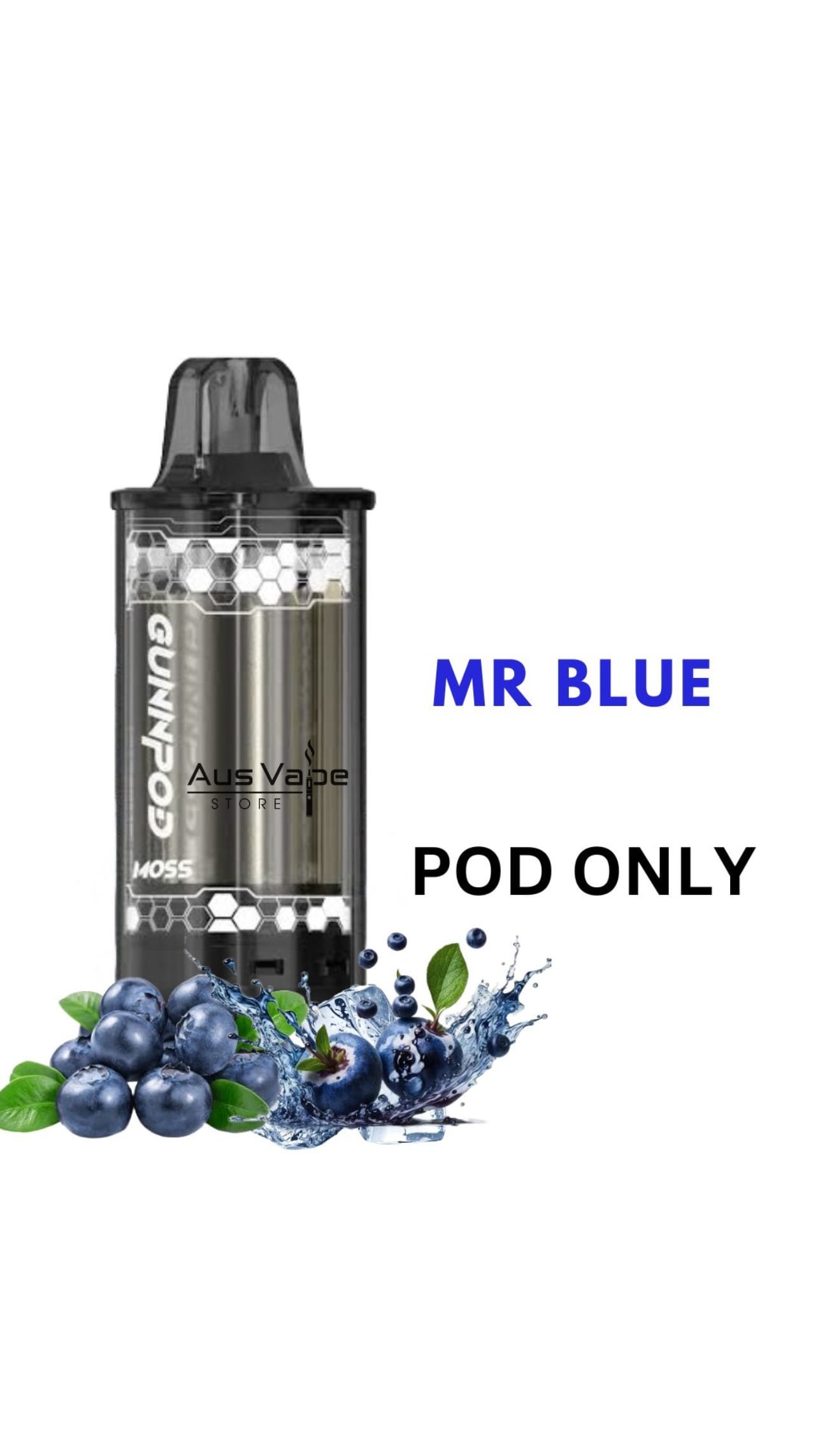 GUNNPOD MOSS POD – MR BLUE – 8000 PUFFS