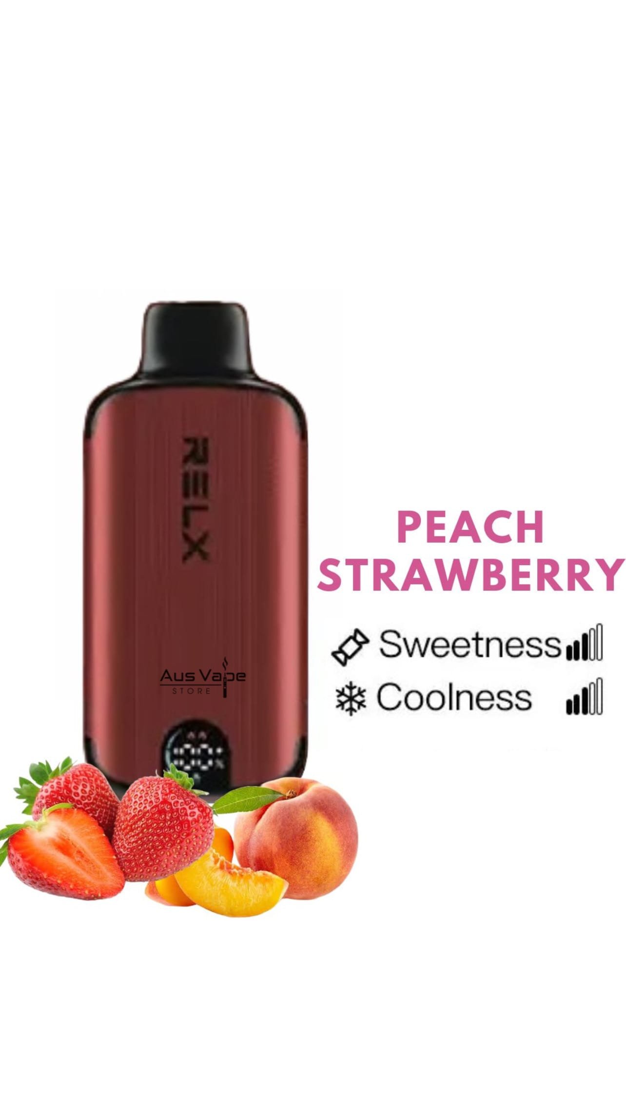 RELX MAGICGO – PEACH STRAWBERRY – 8000 PUFFS