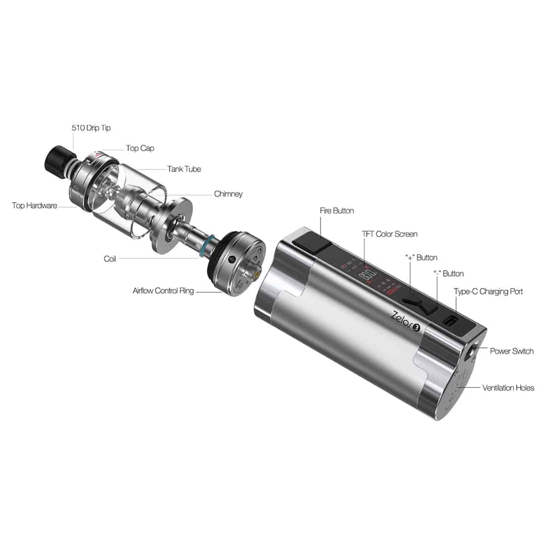 Aspire Zelos 3 Starter Kit - Image 3