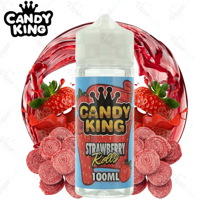 Candy King – Strawberry Rolls 100ml