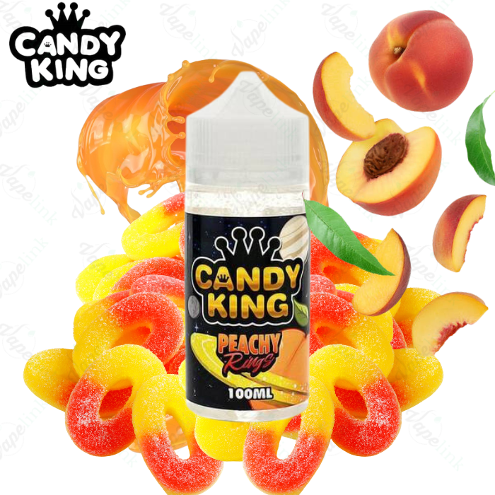 Candy King – Peachy Rings 100ml
