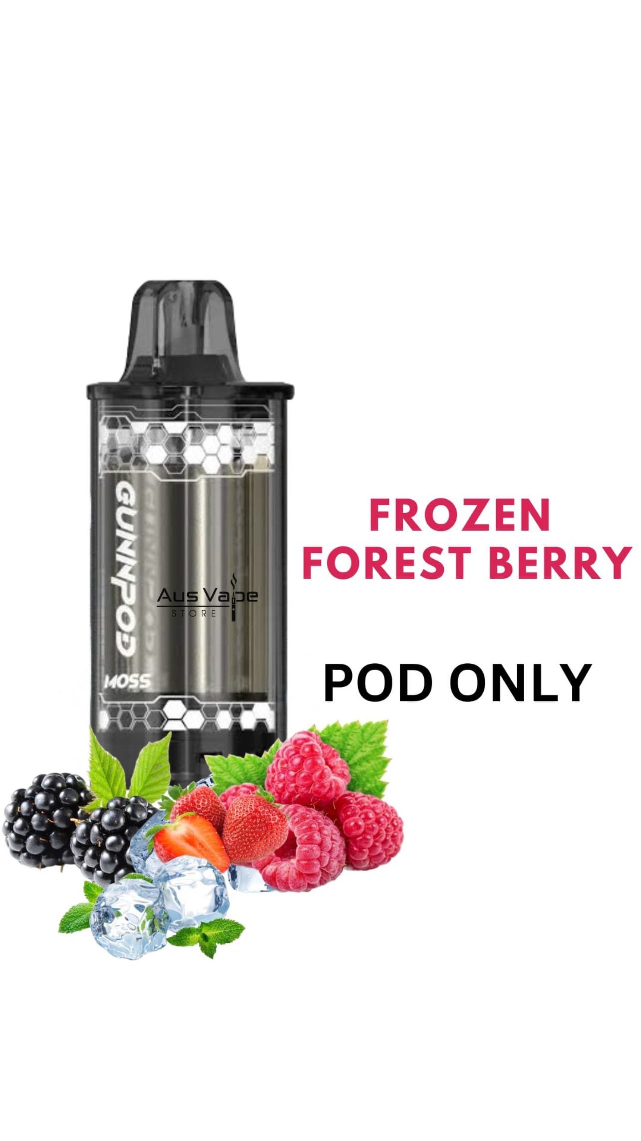 GUNNPOD MOSS POD – FROZEN FOREST BERRY – 8000 PUFFS
