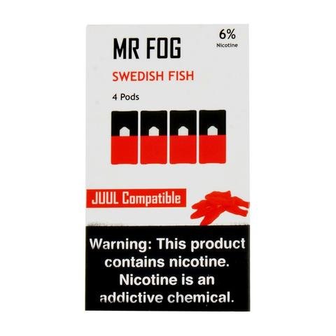Mr Fog Swedish Fish 4 Pods