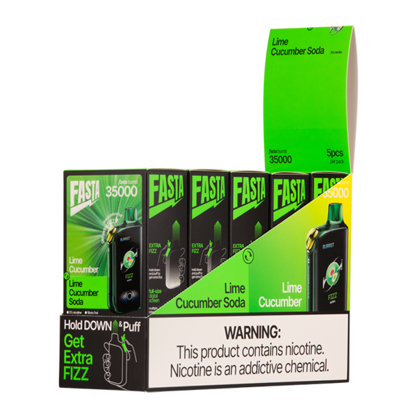 Lime Cucumber / Lime Cucumber Soda FASTA Burrst 35000 - Image 3
