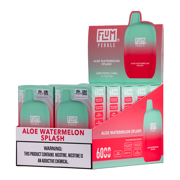 Aloe Watermelon Splash FLUM Pebble - Image 2
