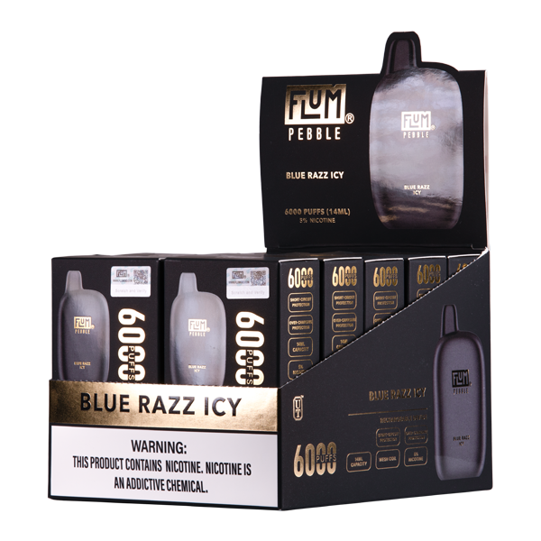 Blue Razz Icy FLUM Pebble - Image 2