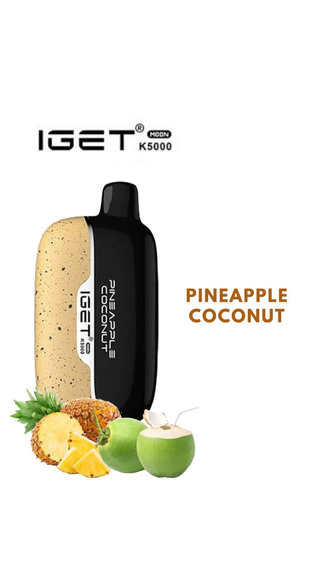 IGET MOON – PINEAPPLE COCONUT – K5000 PUFFS