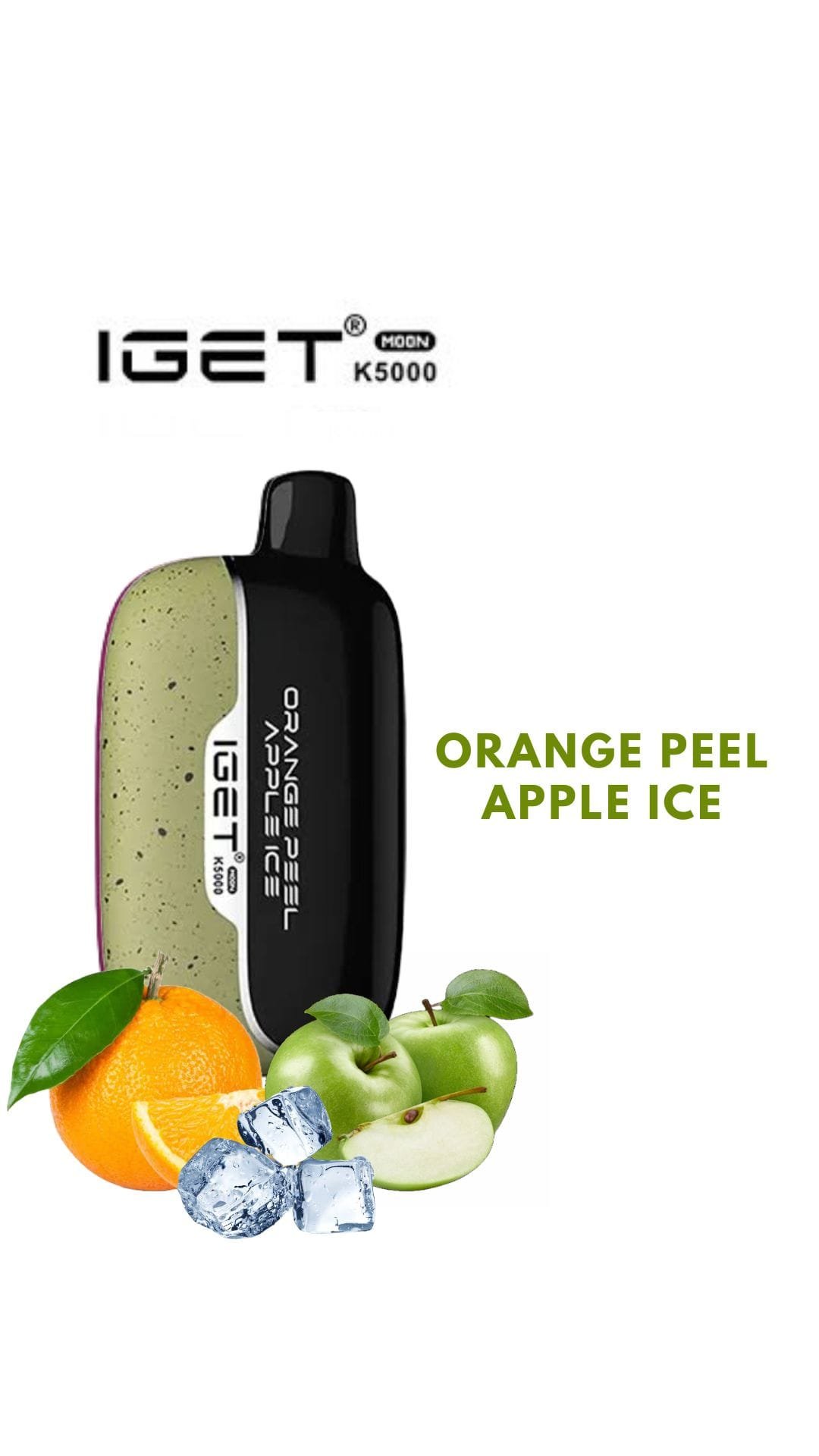IGET MOON – PEACH APPLE ICE – K5000 PUFFS