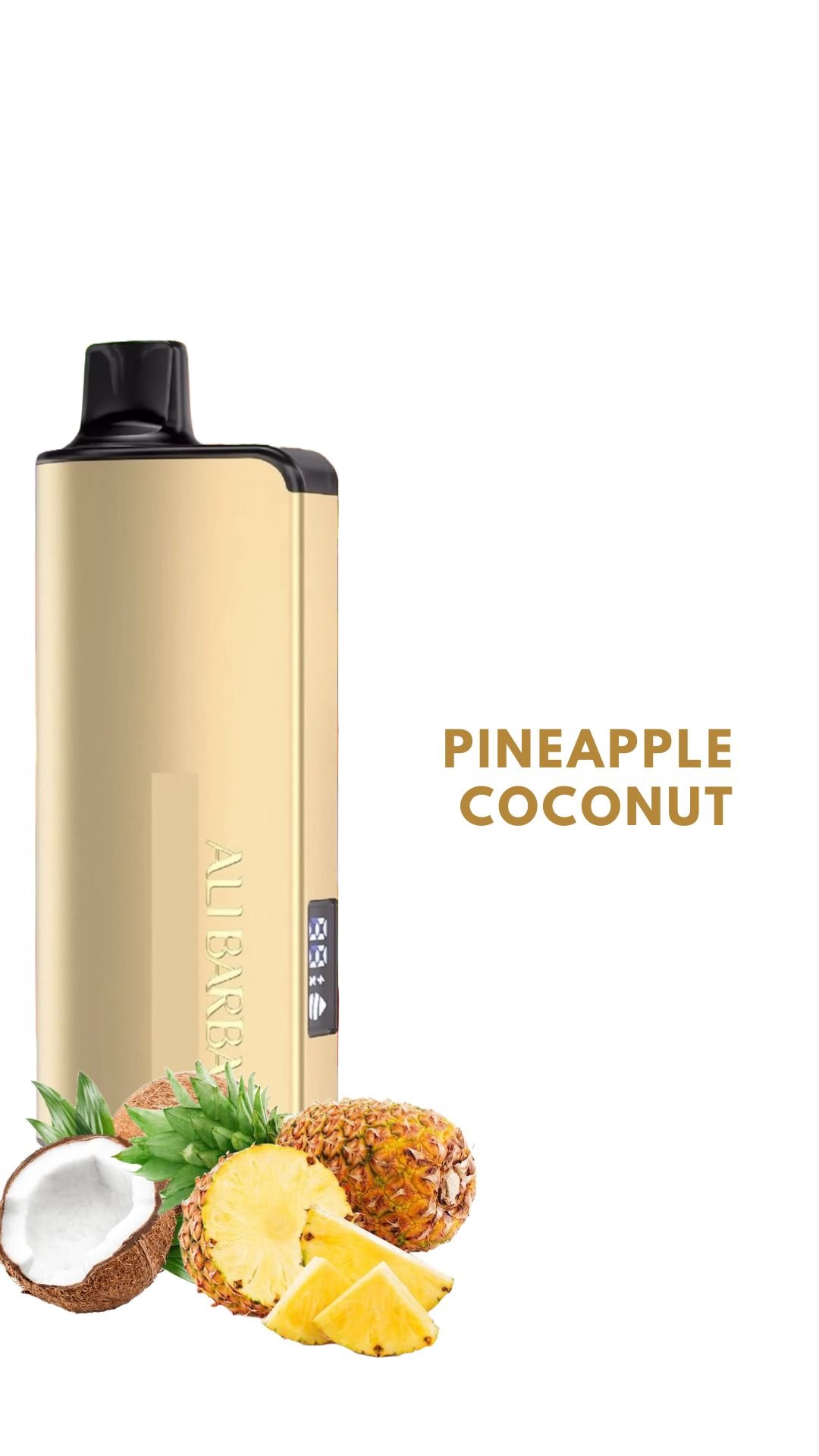 ALIBARBAR INGOT – PINEAPPLE COCONUT – 9000 PUFFS