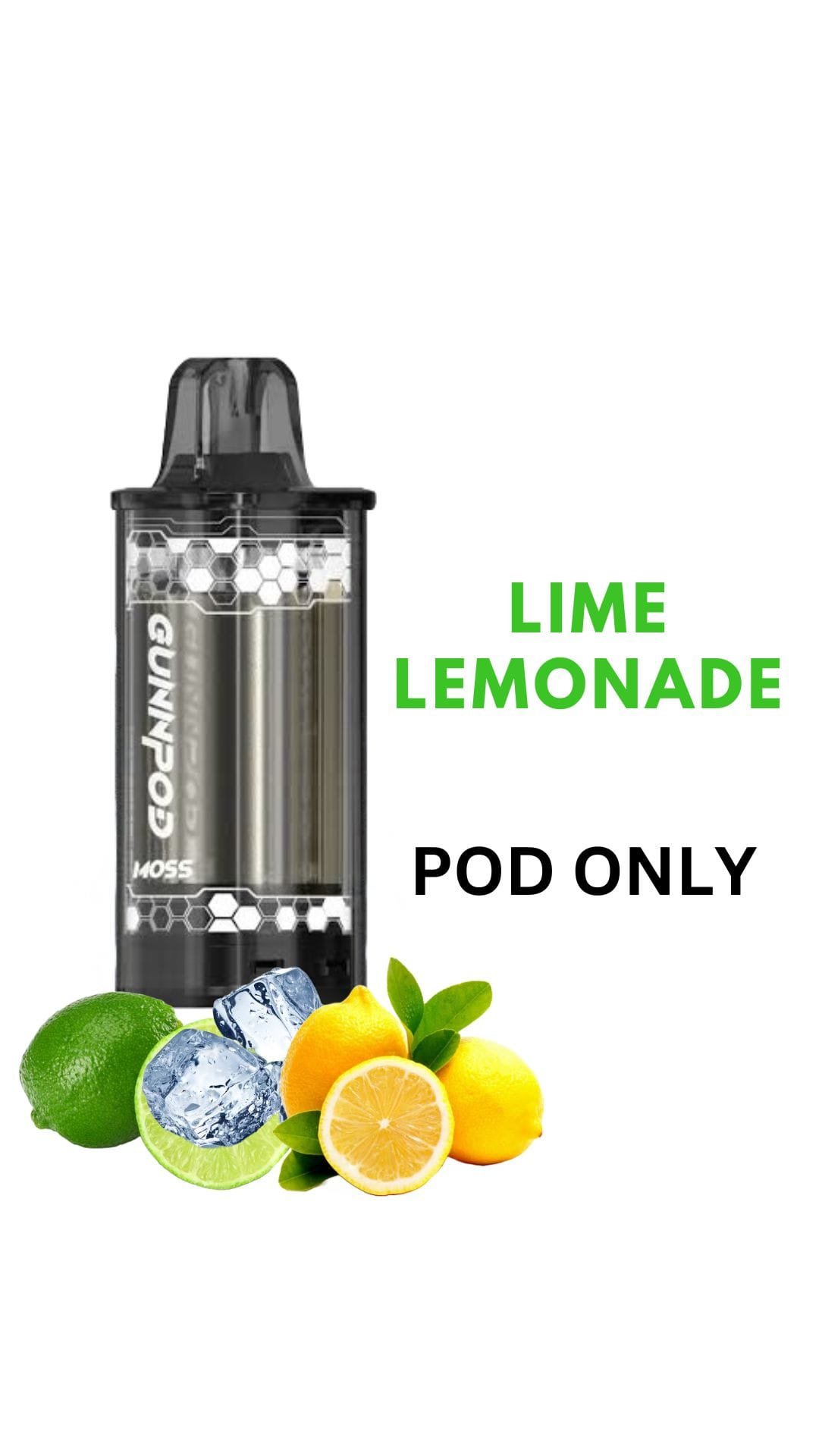 GUNNPOD MOSS POD – ROSE LEMONADE – 8000 PUFFS