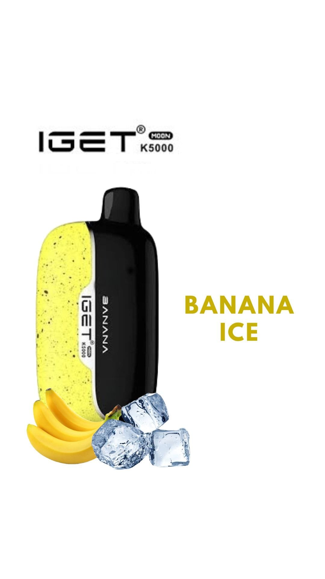 IGET MOON – BANANA ICE – K5000 PUFFS