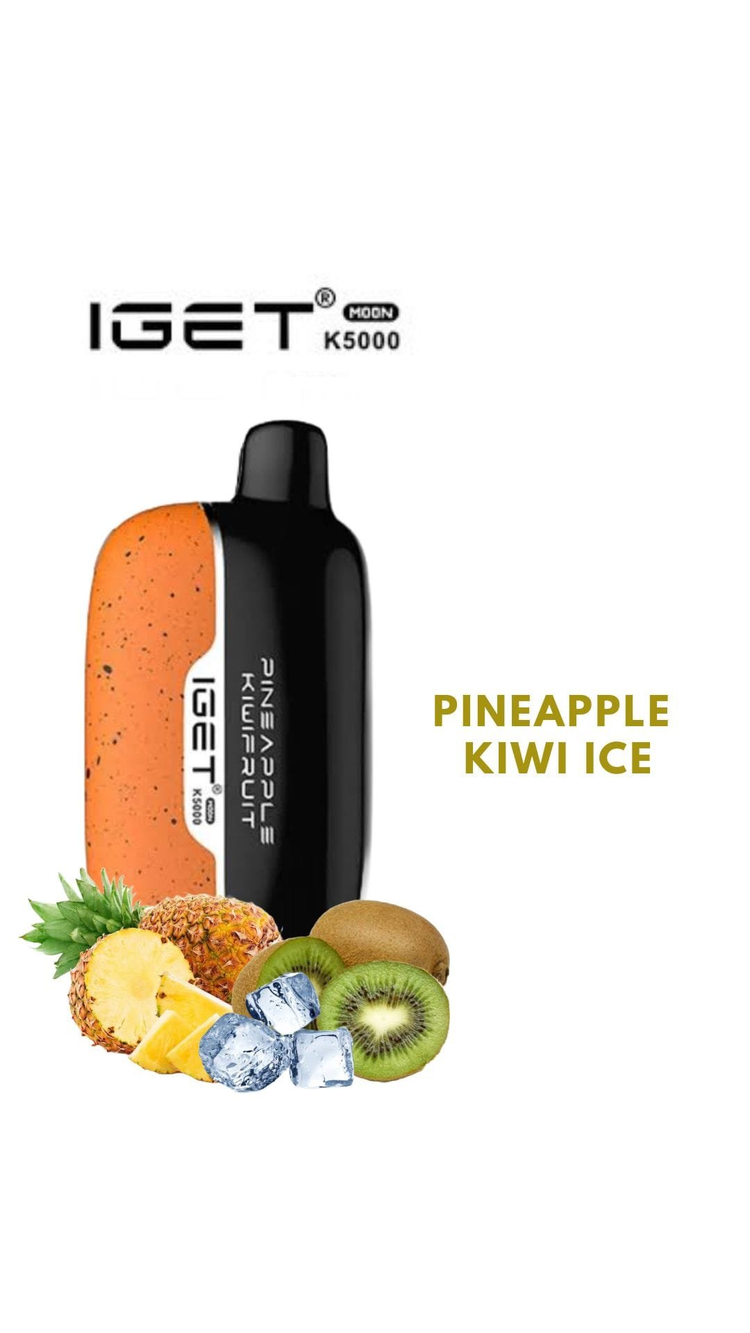 IGET MOON – PINEAPPLE KIWI ICE – K5000 PUFFS