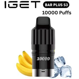 IGET BAR PLUS S3 POD ONLY – BANANA ICE – 10.000 PUFFS