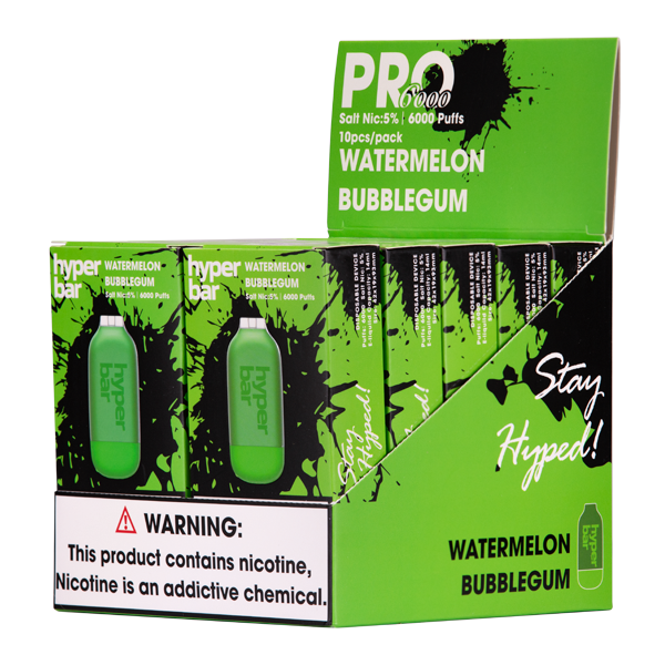 Watermelon Bubblegum Hyper Bar Pro 6000 - Image 3