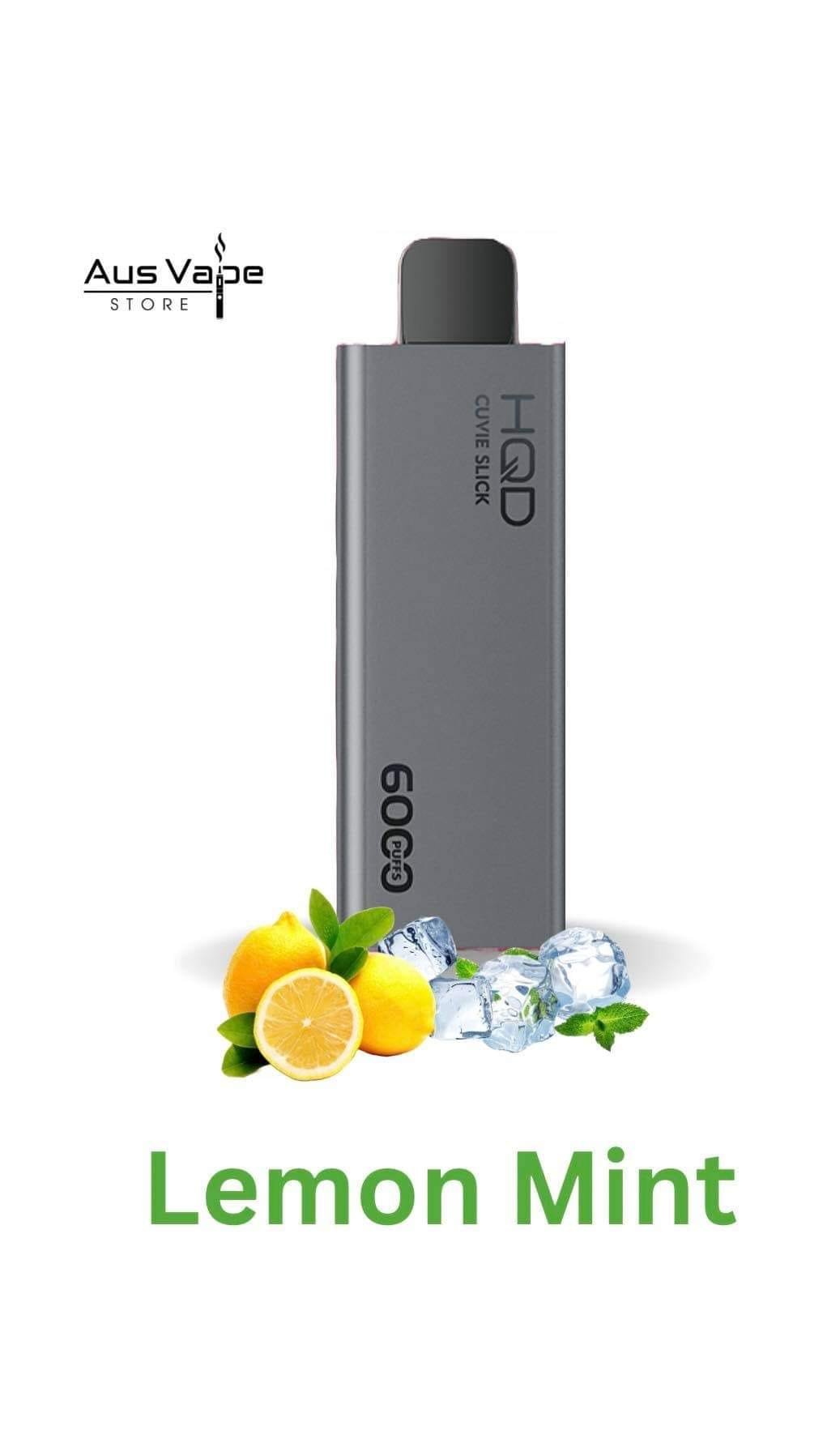 HQD CUVIE SLICK – LEMON MINT – 6000 PUFFS