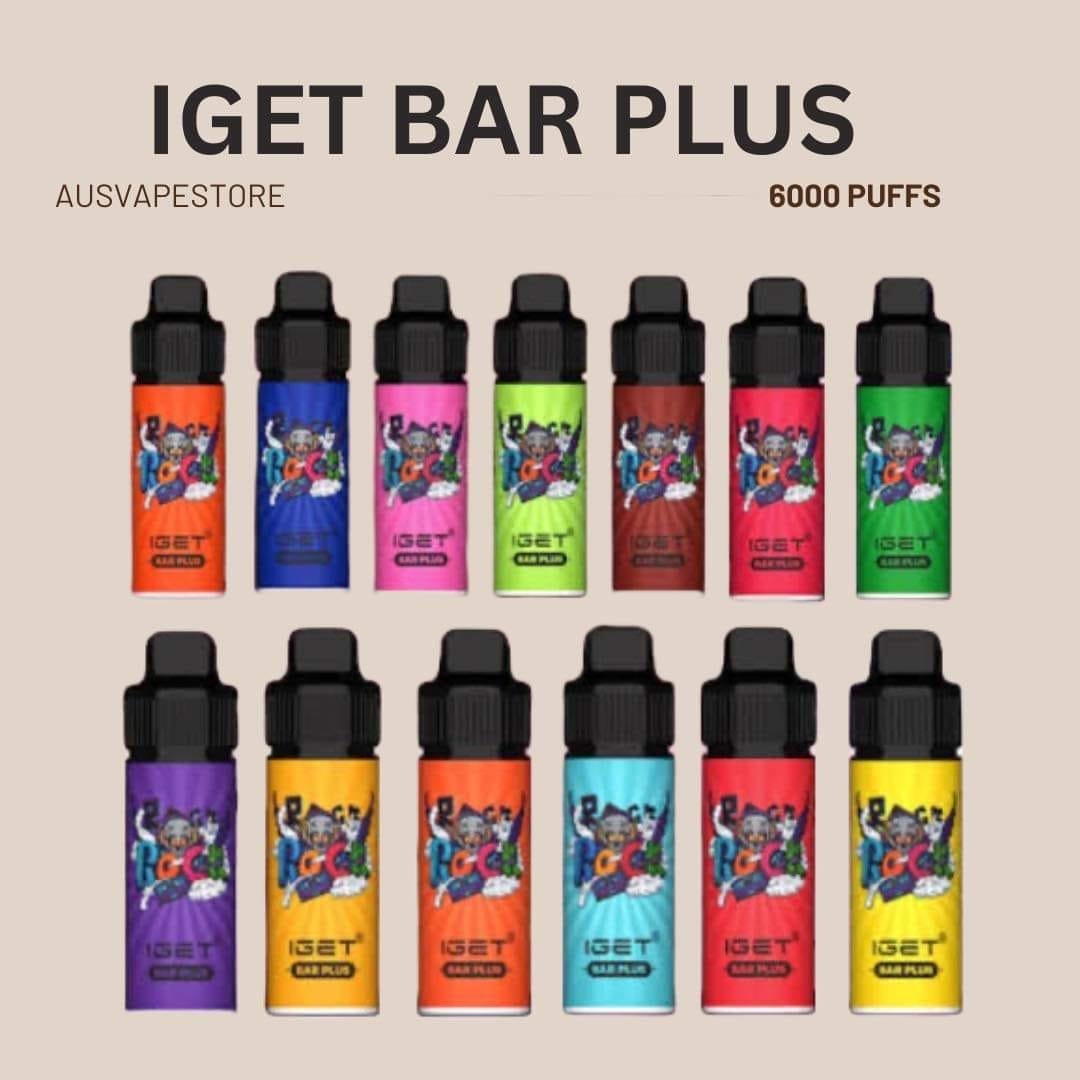 BULK 10 PCS – IGET BAR PLUS – 6000 PUFFS