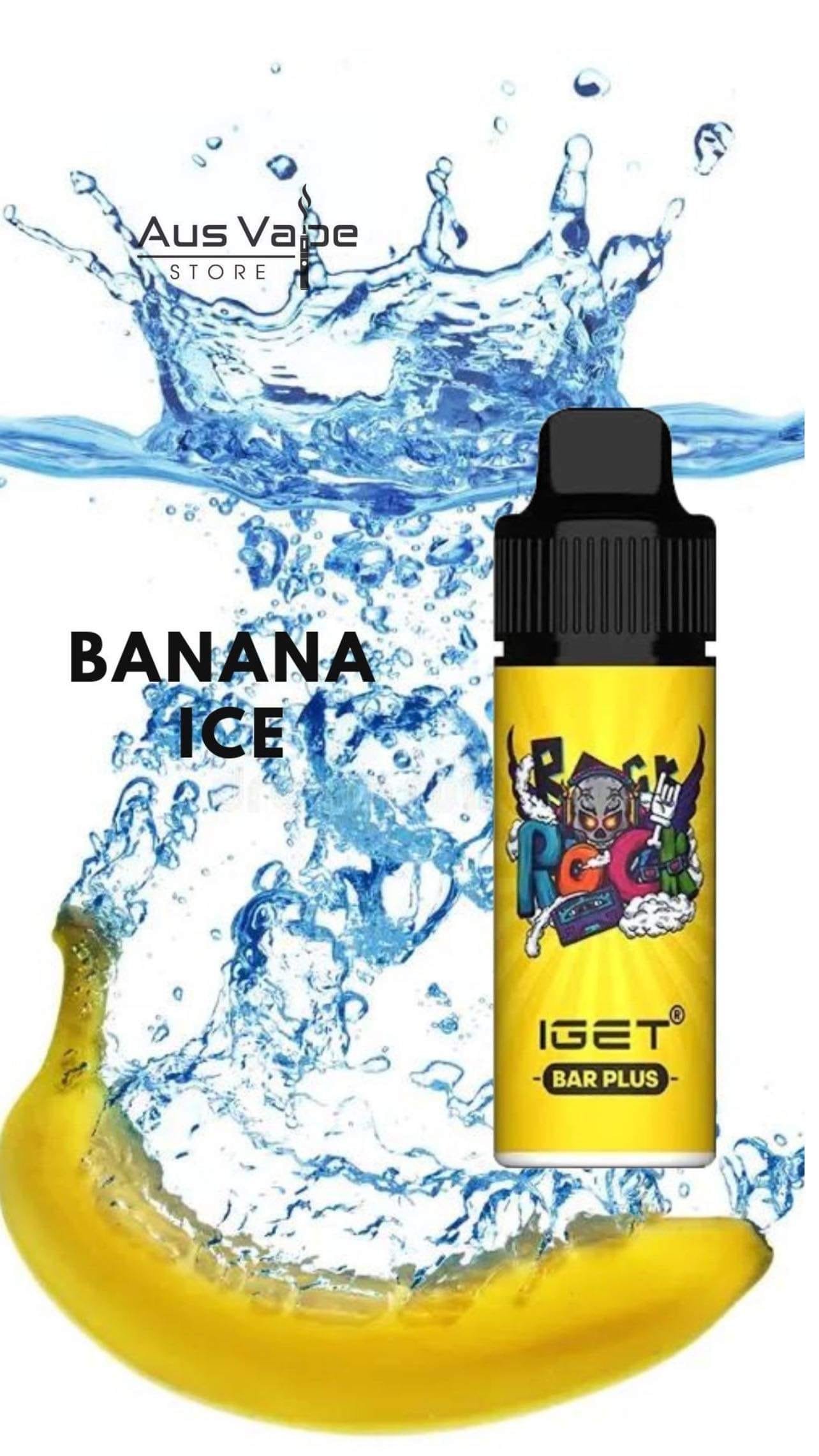 IGET BAR PLUS – BANANA ICE – 6000 PUFFS