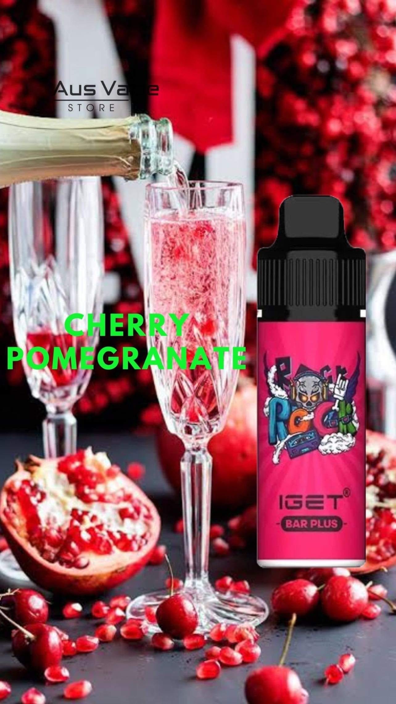 IGET BAR PLUS – CHERRY POMEGRANATE- 6000 PUFFS