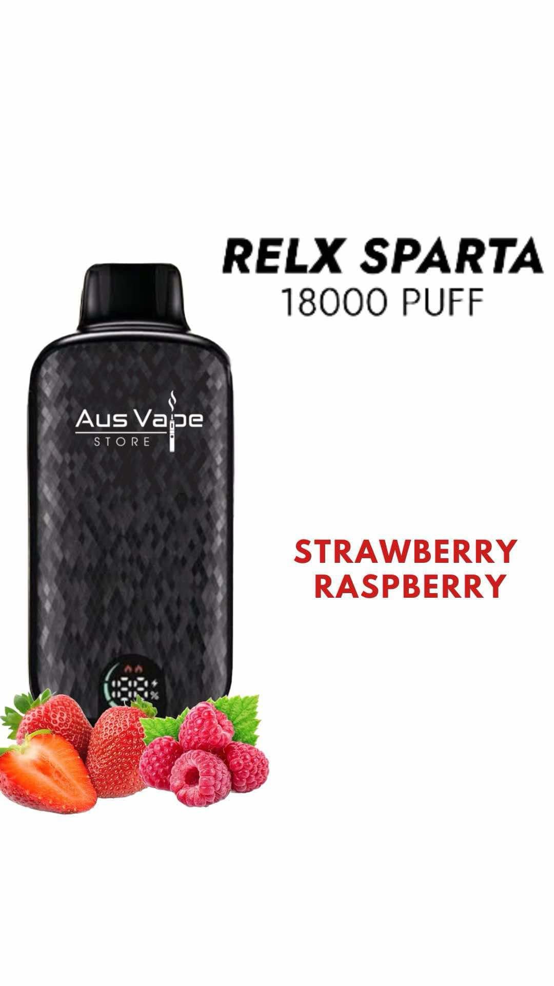 RELX SPARTA – STRAWBERRY RASPBERRY – 18.000 PUFFS.