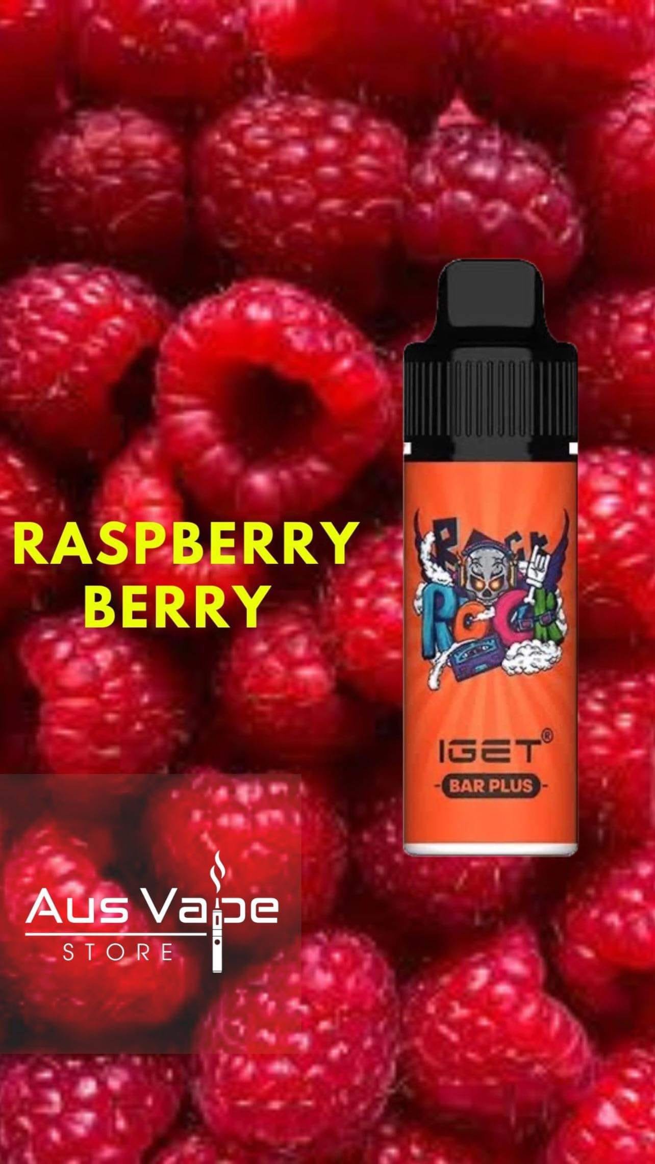 IGET BAR PLUS – RASPBERRY BERRY – 6000 PUFFS