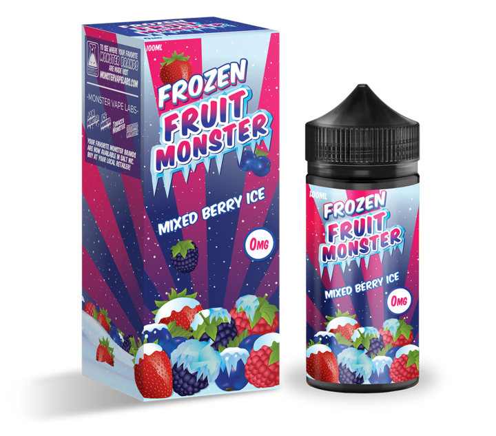 Monster Vape Labs | Frozen Fruit Monster | Mixed Berry ICE 100ml - Image 2