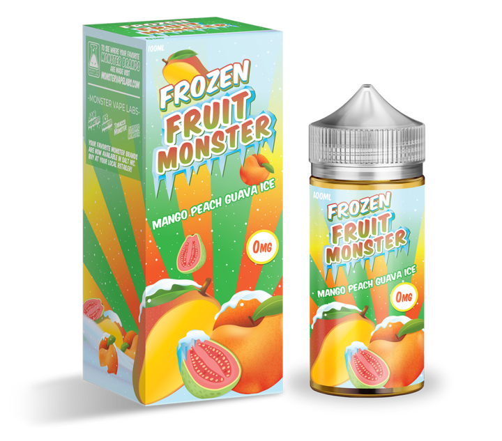 Monster Vape Labs | Frozen Fruit Monster | Mango Peach Guava ICE 100ml - Image 2