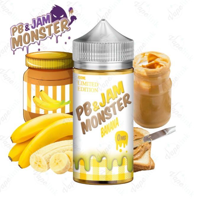 Monster Vape Labs | PB & Jam Monster | Banana 100ml