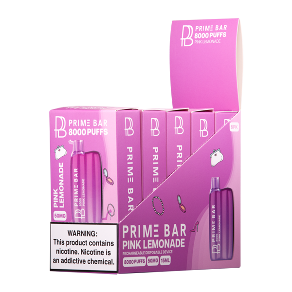 Pink Lemonade Prime Bar 8000 - Image 2