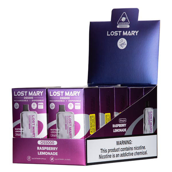 Raspberry Lemonade Lost Mary OS5000 Luster - Image 2