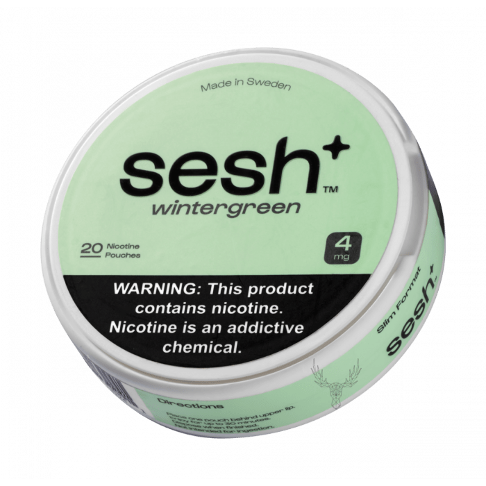 Sesh+ Wintergreen 4mg