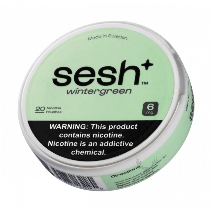 Sesh+ Wintergreen 6mg