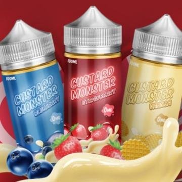 Monster Vape Labs | Custard Monster | Strawberry 100ml - Image 3