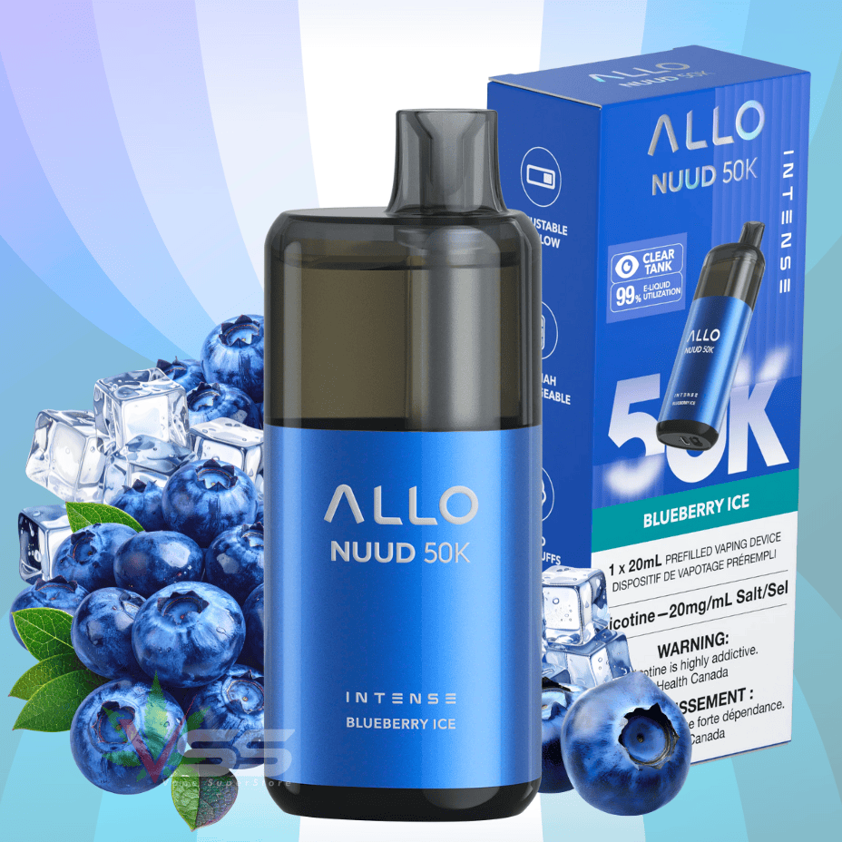 ALLO Nuud 50K Disposable Vape – Blueberry Ice