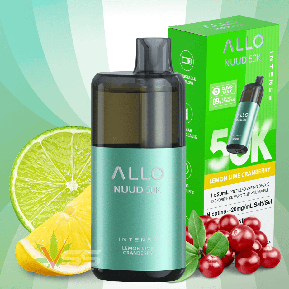 ALLO Nuud 50K Disposable Vape – Lemon Lime Cranberry