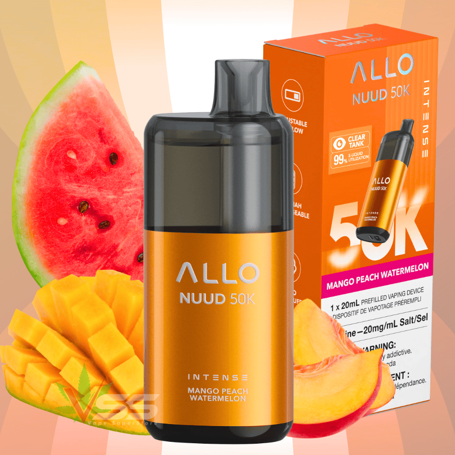 ALLO Nuud 50K Disposable Vape – Mango Peach Watermelon