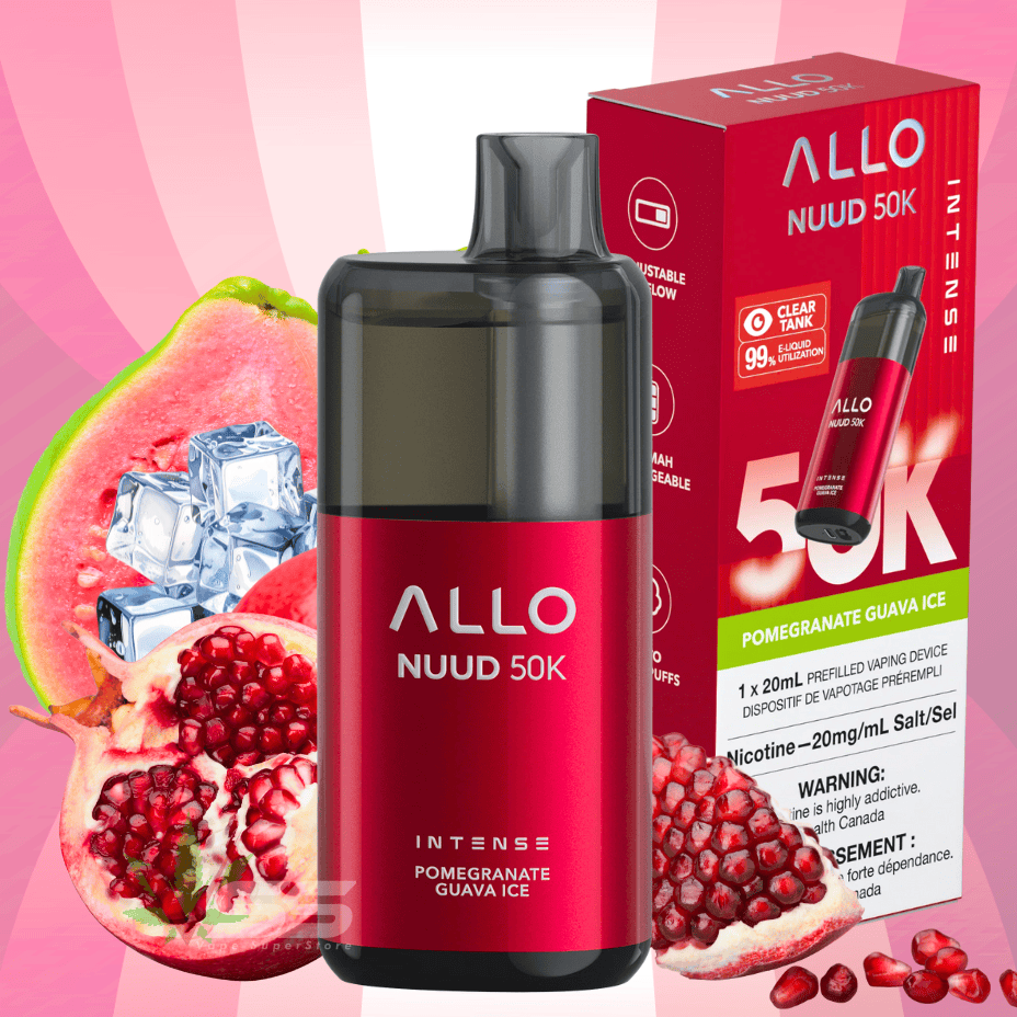 ALLO Nuud 50K Disposable Vape – Pomegranate Guava Ice