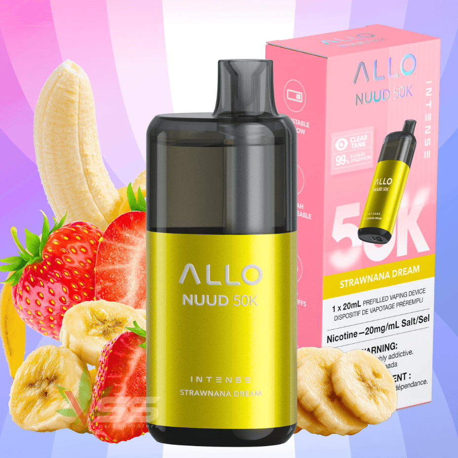 ALLO Nuud 50K Disposable Vape – Strawnana Dream