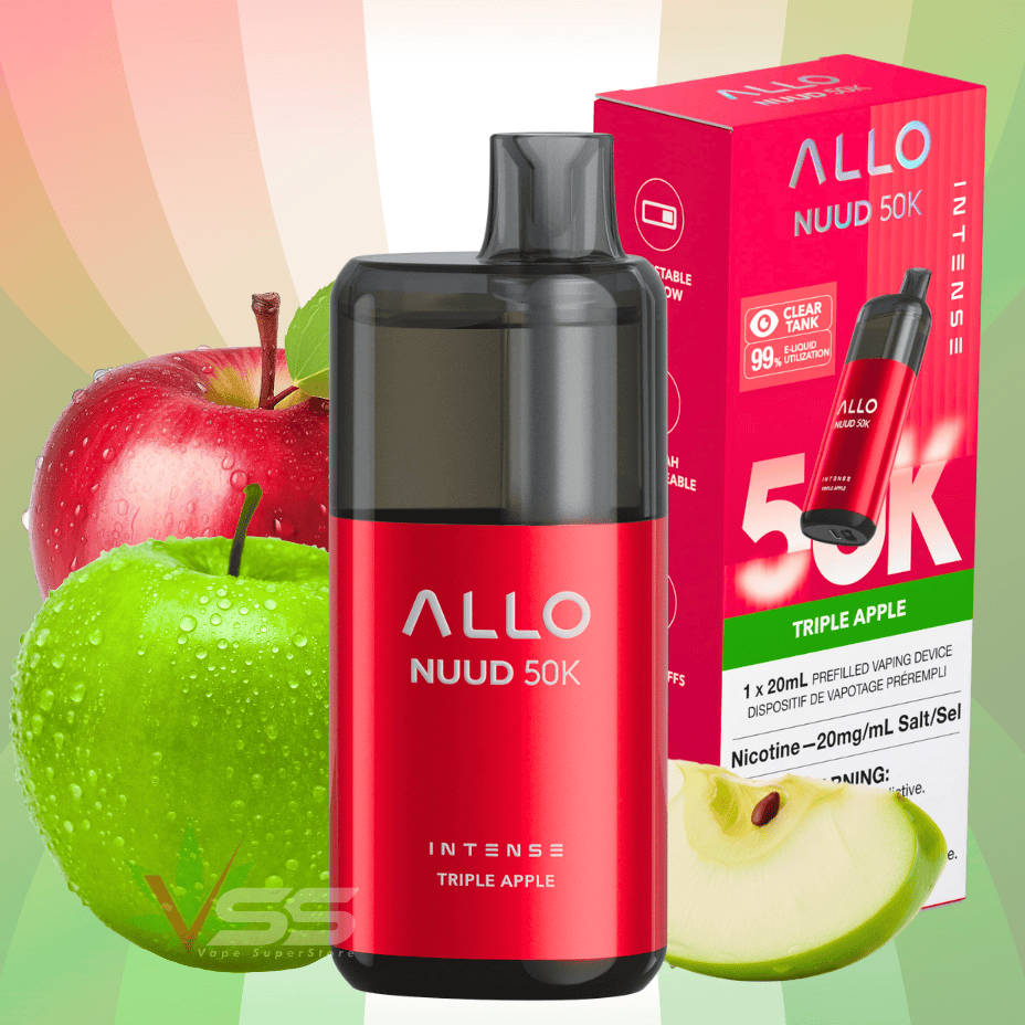 ALLO Nuud 50K Disposable Vape – Triple Apple