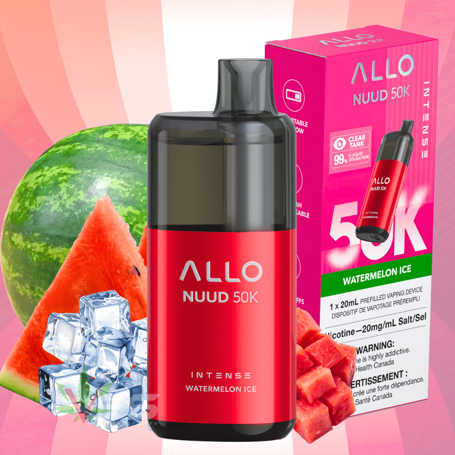 ALLO Nuud 50K Disposable Vape – Watermelon Ice